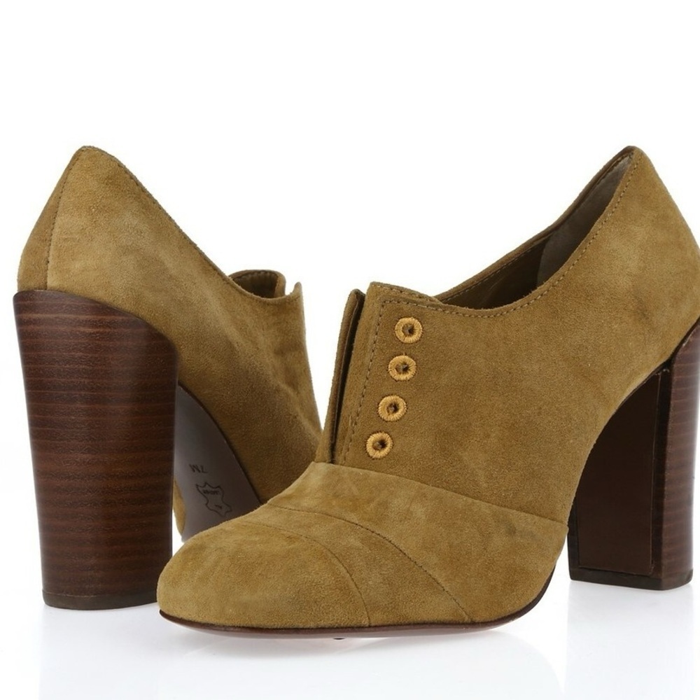 Tory Burch Suede Leather Ankle Boots 7 - Picture 11 of 11